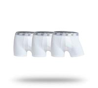 JBS Main Basic Trunk 3 Pack Boxer, Blanc, XL (Taille Fabricant: X-L) (Lot de 3) Homme