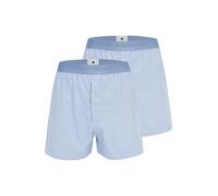 JBS OF DENMARK Boxers bleu clair / blanc, Taille XL
