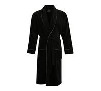 JBS OF DENMARK Peignoir long noir / blanc, Taille XL