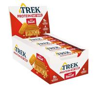 JB's TREK Barres d'Avoine Protéinées | Biscoff | Protéine Végétale | Vegan | 16 x 50g Barres | 800g