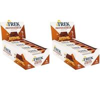 JB's TREK Barres d'Avoine Protéinées | Cacao | Protéine Végétale | Sans Gluten | 16 x 50g Barres | 800g (Lot de 2)
