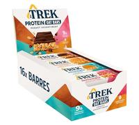 JB's TREK Barres d'Avoine Protéinées | Paquet Assortiment | Protéine Végétale | Sans Gluten | 16 x 50g Barres | 800g