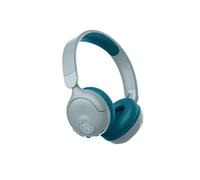 JLab JBuddies Pop Casque Audio Bluetooth Enfant sans Fil Pliable - Autonomie 48H+ & Mode Filaire, Volume Limité 85/95dB, pour Garçons & Filles, Mode Partage sans Fil, Sarcelle