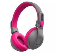 JLab JBuddies Studio 2 Casque sans Fil pour Enfants - Bluetooth, Volume limité, Micro intégré, 65h+ d'autonomie, Isolation phonique, Mode Partage/Filaire, Rose