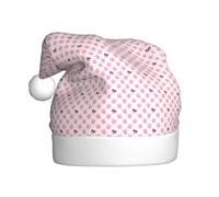 JBYJBX Chapeau de Noël amusant avec visage de cochon rouge imprimé pour fête de Noël et fêtes de fin d'année, unisexe pour adulte, décoration sur le thème du