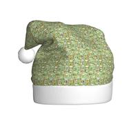 JBYJBX Chapeau de Noël imprimé cochon d'Inde pour fête de Noël Fête de Noël Fête Fête Fête Adulte Unisexe Chapeau de Père Noël Décoration sur le