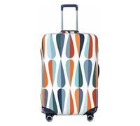 JBYJBX Housse de protection pour valise, lavable, élastique, tendance et moderne, Noir, Small