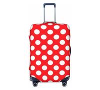 JBYJBX Housse de protection pour valise, lavable, élastique, tendance, motif à pois, Noir/blanc, X-Large