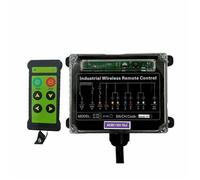 JC-4S 4 boutons de commande de grue industrielle interrupteurs treuils piste de levage contrôleur de levage de grue(Green 1T1R)