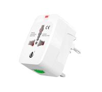 Jc Nr9376 - Adaptador De Enchufe Para Viaje Universal - Us-Eu-Uk-Aus 4 En 1