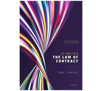 Jc Smith's The Law Of Contract