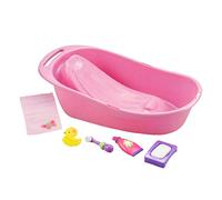 Jc Toys Jc Toys 7-Piece Pink Baby Doll Bath Gift Set Fits Most Dolls Up To 16 Dolls - Ages 2+ - Designed By Berenguer Boutique Baby Doll