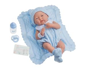 JC Toys - La Newborn - 18054 - Poupée et Mini-Poupée - Bleu