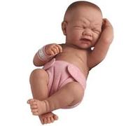 Poupée Berenguer La Newborn 36 cm en vinyle avec couche - Yeux fermés - Fille - A partir de 3 ans