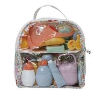 JC Toys - Sac à Dos avec 20 Accessoires pour poupées, Convient aux poupées de 38 cm, Ranger et Jouer, Rose, 3 Ans