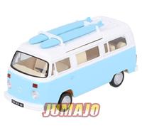VOLKWAGEN COMBI T2b CAMPER VAN 1973 Light Blue JET-CAR NOREV 1/43 Ref 841100