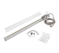 JC800 Échelle linéaire 500 mm Encodeur de lecture numérique Échelle linéaire DRO de haute précision pour tours et fraiseuses Profil en aluminium Alliage de zinc Placage chromé