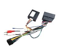 JCAKES Adaptateur de Faisceau Quadlock for décodeur de Bus Can, Prise à 16 Broches, connecteur RCA, câble de câblage Android for Audi A3 8P A4 B7 TT (Color : Cable)
