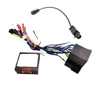 JCAKES Faisceau de câbles ISO décodeur de Bus Can Prise Audio RCA Adaptateur de câble 16 Broches for Alfa for Romeo 147 156 159 GT for Brera Spider for Giulietta Mito (Color : with Antenna Adapter)