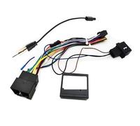 JCAKES Faisceau de câbles Radio ISO 16 Broches, décodeur de Bus Can, Adaptateur de câble d'unité Principale Android de Voiture for Peugeot 308 et citroën C4 (Color : with Antenna Adapter)