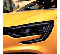 JCAKES Film de protection de phare de voiture en vinyle noir fumé transparent TPU autocollant pour Renault Megane 4 2017 à aujourd'hui