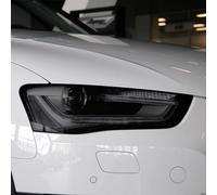 JCAKES Film de protection en vinyle transparent pour phare de voiture - Autocollant en TPU noir transparent pour Audi A4 B8 B9 2013-2015