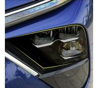 JCAKES Film de protection pour phare de voiture en TPU transparent pour Citroën C5X 2021 2022 2023 - Noir fumé