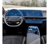 JCAKES Intérieur de Voiture Console Centrale Transparent TPU PPF Film Protecteur Anti-Rayures Film de réparation Accessoires, pour Kia EV6 ev GT 2021-2023