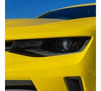 JCAKES Lot de 2 films de protection teintés noirs en TPU transparent pour Chevrolet Camaro 2016-2019 Accessoires