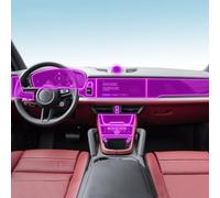 JCAKES Protecteur d’écran de Navigation de Voiture Couverture de Film d’Affichage LCD Intérieur TPU Film Transparent PPF Accessoires, pour Porsche Cayenne 2024