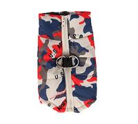 Jcaket - vêtements d'hiver pour Chien et Chiot, câble d'extension USB, Pull, Gilets, Fournitures pour Animaux domestiques, Veste Chaude, Veste Tendance, Veste Camouflage (A 3XL)