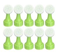 Jcasbdn 10Pcs Watering Can Sprinkler Head, Plastic Sprinkler Head Replacement with Fine Holes Spout Cover Nozzle for Garden Watering Tool, Equipment