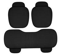 Jcasbdn 2PCS Couvertures de siège d'auto, Tapis de siège d'auto Respirant avec Fond antidérapant, Coussin Chaise réutilisable Pratique pour Le VUS berline cam