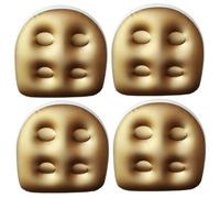 Jcasbdn 4pcs Booster siège 18.5x14.6x5, 9 Pouces PVC Confort Non Folie siège de Bain à remous Gonflable Booster Gonflable imperméable pour la Piscine Home Spa Gold