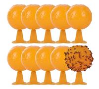 Jcasbdn Balle de piège à Mouche 10pcs 3,27 Pouces de Mouche à Mouche étanche à la Mode de Soleil avec Un attracteur adhésif pour Le marché du Jardin d'Orchard