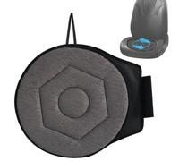 Jcasbdn Coussin de siège pivotant 17 Pouces Portables à 360 degrés Rotation de siège Voiture Rond