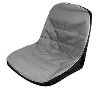 Jcasbdn Lawn Mower Seat Cover Waterproof Comfortable Tractor Seat Cover with Padding Back Pockets Practical Lawn Mower Accessories Suitable for 12.514" Height Seats