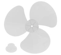 Jcasbdn Pares de Ventilateur, Lames de Ventilateur en Plastique de 12 Pouces de 3 Pouces Remplacement léger et fiable, adapté au Stand ou au Bureau de Bureau, Blanc