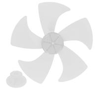 Jcasbdn Pares de Ventilateur, Placons de 14 Pouces de 5 Pouces Les Lames de Ventilateur silencieuses Remplacement léger et fiable, adapté au Stand ou au Bureau de Bureau, Blanc, Blanc