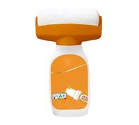 Jcasbdn Peinture blanche pour mur, 500 g de peinture de retouche à sec rapide avec brosse à rouleau amovible pour plafond mur, retirer les taches, les rayures, l'eau à base d'eau