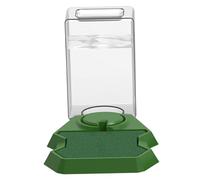 Jcasbdn Plat à Eau Tortue Anti-noyale capacité Stable Bol à Eau Automatique Stable pour Le lézard en Gecko de Tortue et Plus Encore