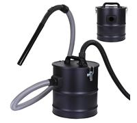 Jcasbdn Vacuum de Cendres pour poêles à granulés, 20L / 5, 2 gallons Humide & Utiliser à Sec Le Vide Cendre avec Tuyau, Portable pour la cheminée en Bois de Noël, Grill granules, pits Pompiers