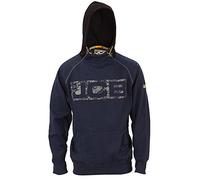 JCB Horton - Sweat à capuche pour homme officiel + Spécifications gratuites, bleu marine, XXL