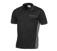 JCB - Polo de Travail pour Homme - Polo - Polo de Performance, D+IB - Noir/Gris, Taille M