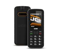 JCB Téléphone mobile robuste Tradesman 2F 4G – double SIM – 48 Mo RAM / 128 Mo ROM – microSD – Noir