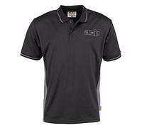 JCB Workwear Performance Polo 100% Polyester Anti-Transpiration, XXL, Noir/Gris, 1