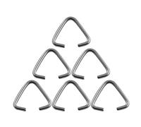 JCBIZ Lot de 300 anneaux de jonction triangulaires ouverts pour accrocher des bélières - Connecteurs de bijoux, accessoires de loisirs créatifs