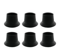 JCBIZ Lot de 6 embouts de rechange en caoutchouc pour pieds de trampoline - Empêche les secousses - Diamètre intérieur : 32 mm