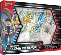 JCC Pokémon : collection Zacian-ex de Hop (trois cartes holographiques, une carte holographique géante et quatre enveloppes d'extension)
