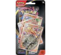 JCC Pokémon | Mega Evolution | Flammes fantastiques Blister (1 booster, 3 cartes promotionnelles et 1 pièce) | 15 ans et plus